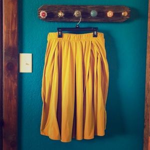 Lularoe Mustard Yellow Madison